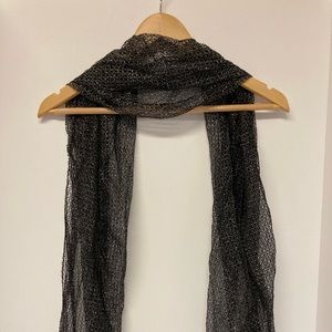 Black knit Wrap or Scarve